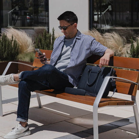Manhattan Leather Briefcase