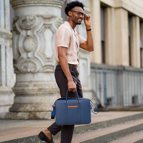 Manhattan Leather Briefcase