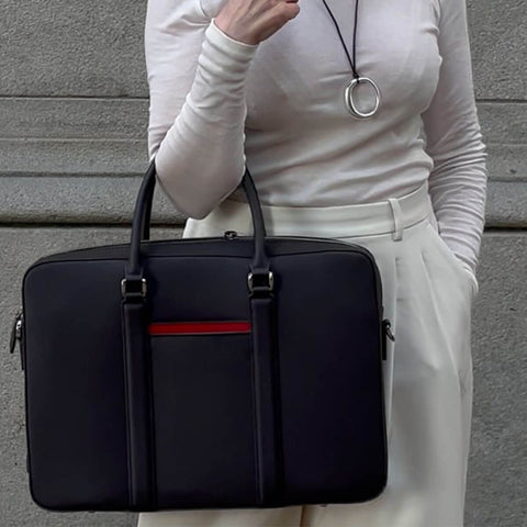 Manhattan Leather Briefcase