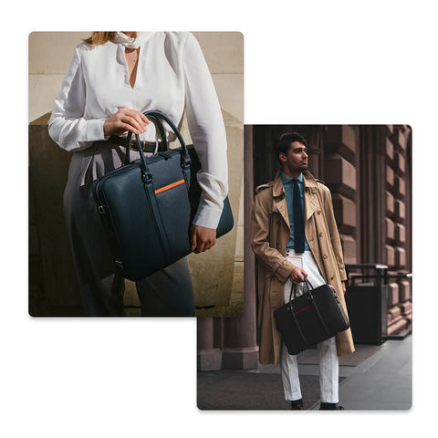 Manhattan Leather Briefcase